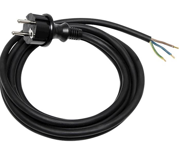 Kabel z wtyczką do elektronarzędzi GUMA (3x1,5mm2) 3m