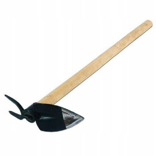 Motyka kuta sercowa MINI+WIDEŁKI 8cm trzon 40cm