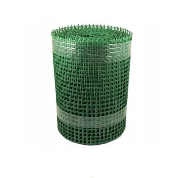 Siatka plastik 15x15 0,4m/50m rabatowa zielona 40cm