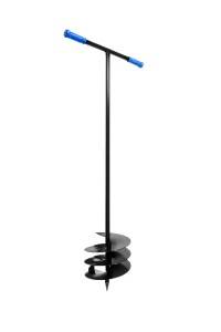 Świder do gleby 11cm potrójny CZARNY
