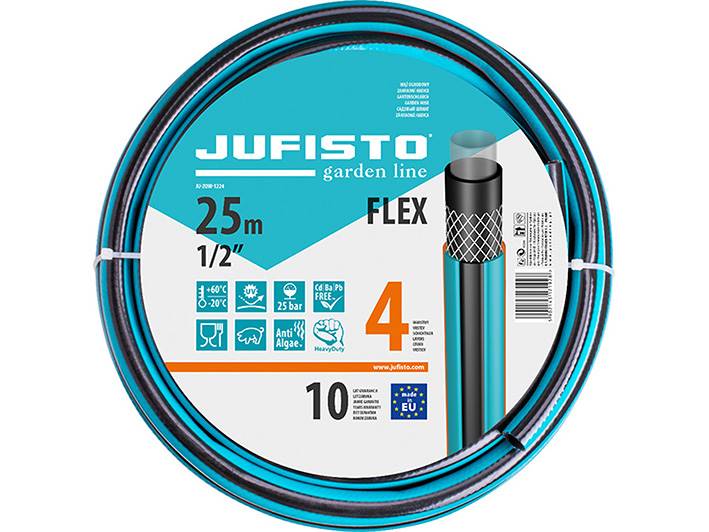 Wąż ogrodowy JUFISTO 1/2" 20m 4 warstwy