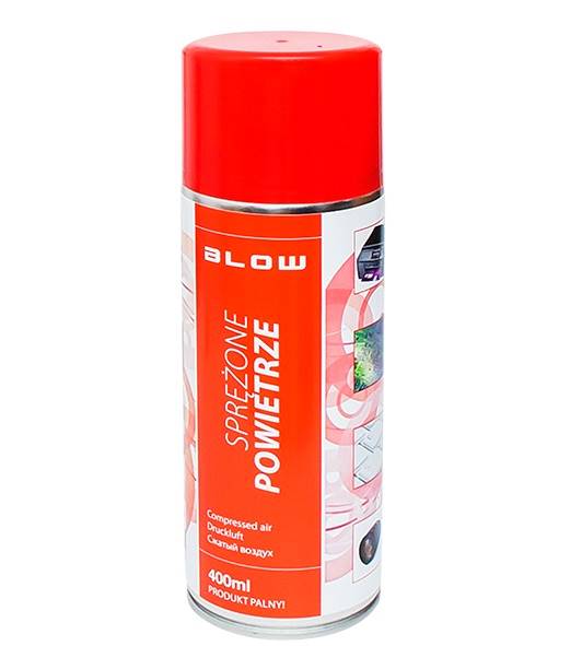 Sprężone powietrze 400ml BLOW czerwone