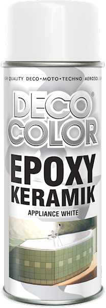 Lakier DECO EPOXY KERAMIK 400ML,BIAŁY, 9016 ODPORNY 