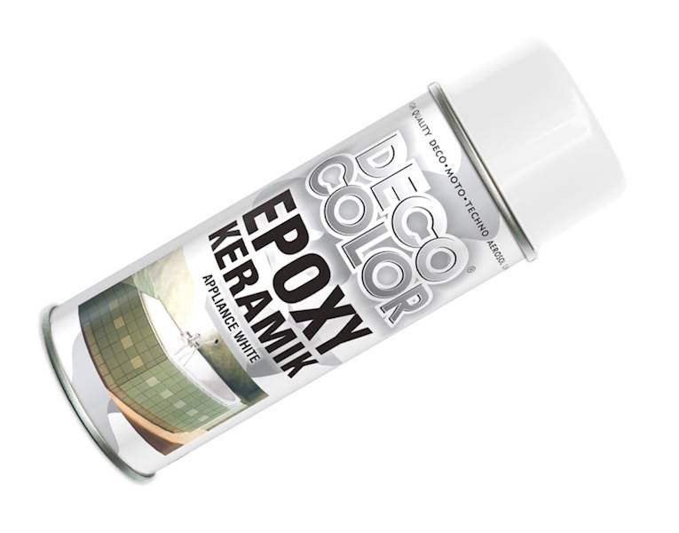 Lakier DECO EPOXY KERAMIK 400ML,BIAŁY, 9016 ODPORNY 
