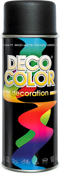 Lakier  Decoration 400ml RAL 9005M CZARNY MAT