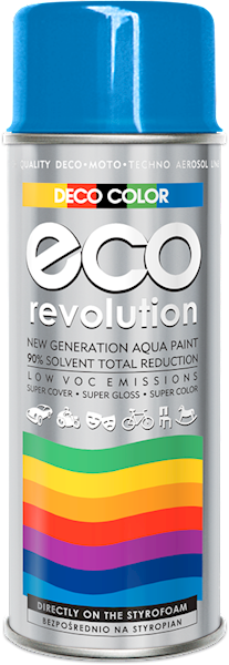 Lakier ECO Revolution wodny 400ml 5015 NIEBIESKI POŁYSK