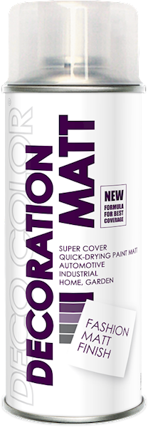 Lakier Decoration MATT 400ml BEZBARWNY MATOWY