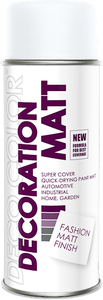 Lakier Decoration MATT 400ml BIAŁY śnieżny MATOWY 9016