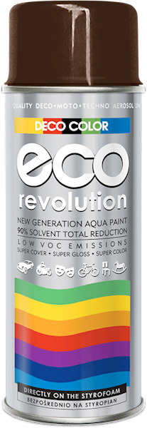Lakier ECO Revolution wodny 400ml 8011 ORZECH POŁYSK
