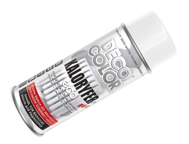Lakier DECO ECO KALORYFER 400ML,BIAŁY, FUN360, WODNA