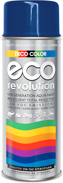 Lakier ECO Revolution wodny 400ml 5002 GRANAT POŁYSK