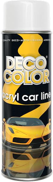 Lakier spray 500ml AKRYL BIAŁY POŁYSK