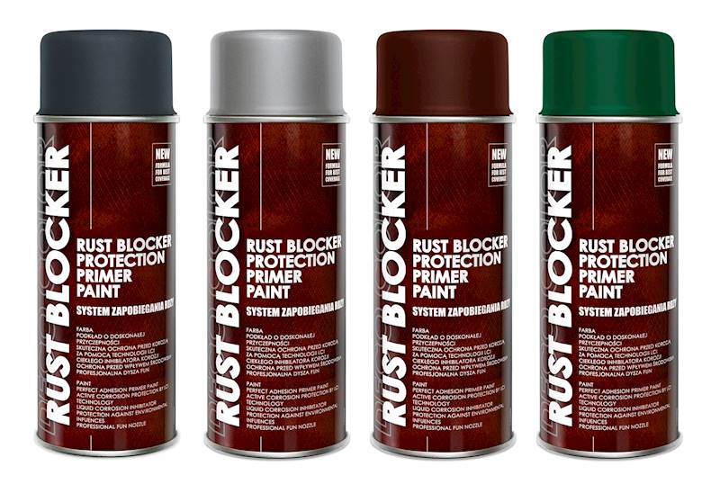 Lakier na rdzę RUST Blocker RAL9010 BIAŁY