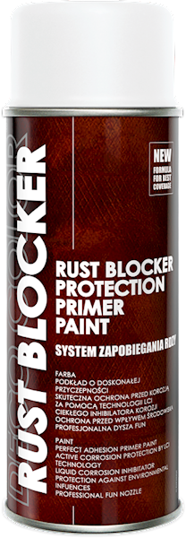 Lakier na rdzę RUST Blocker RAL9010 BIAŁY