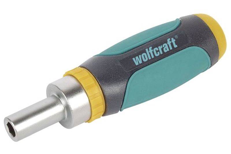 Wkrętak BIT z grzechotką + 5 bitów Wolfcraft