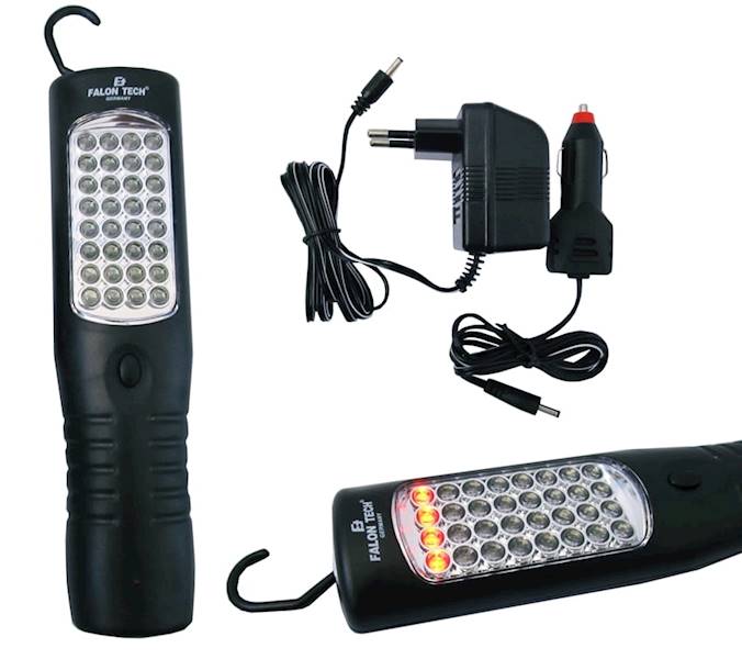 Lampa warsztatowa AKU 28+4+3LED F-T F310B-5A