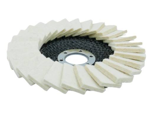 Ściernica FILCOWA listkowa 125mm FT531125