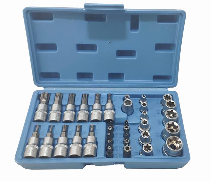KLUCZE TORX ZEST.ZEWN/WEW 34EL,.