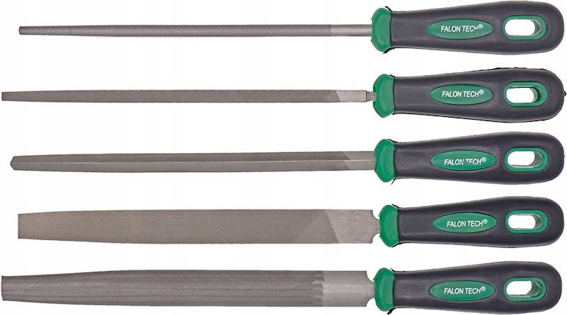 Pilniki do metalu 200mm zestaw 5cz F-T