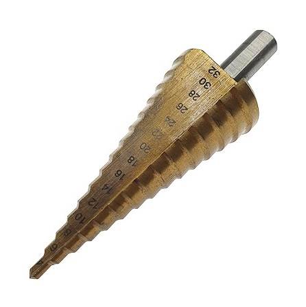 Wiertło stożkowe stopniowe choinka 4-32mm