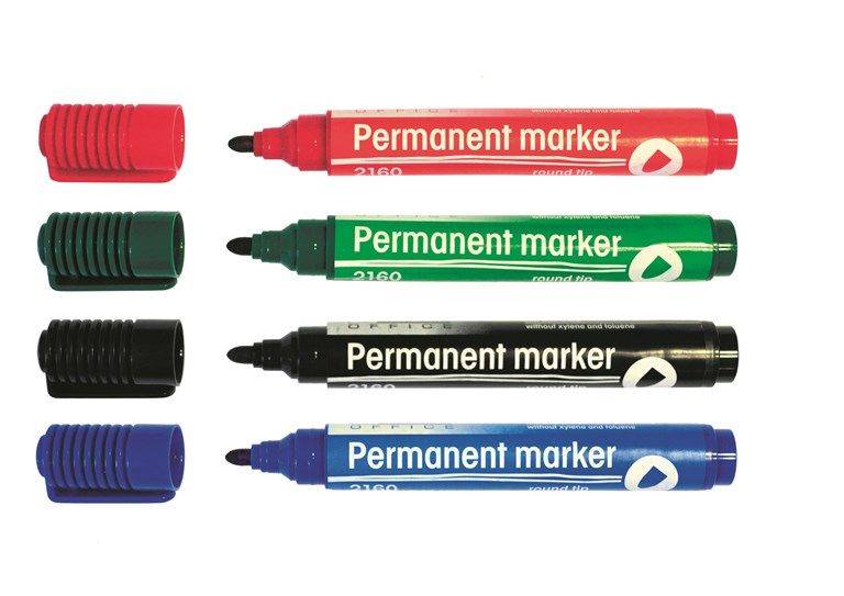 Marker budowlany permanentny CZERWONY /12
