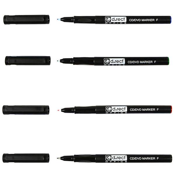 Marker budowlany cienkopis 0,7mm CZERWONY