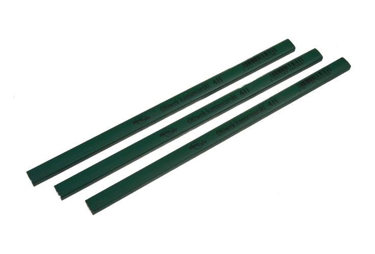Ołówek kamieniarski 24,5cm G-FLEX zielony 4H PROFI /55