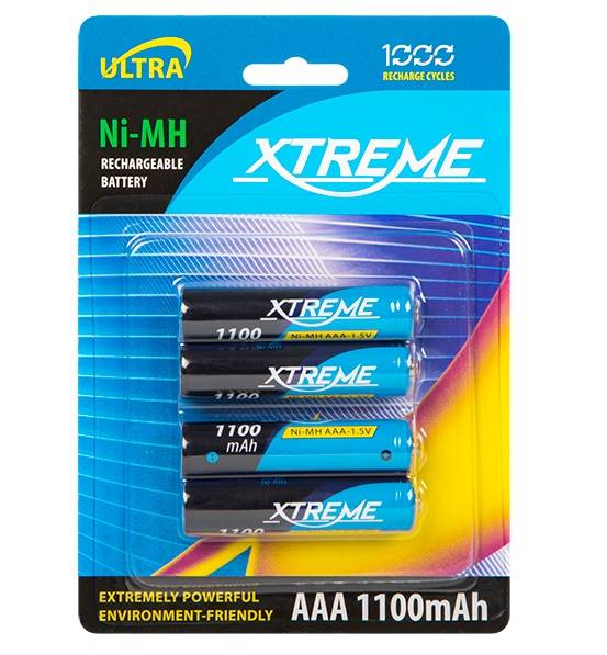 Akumulatorek Ni-Mh R3 AAA 1100mAh EXTREME /4