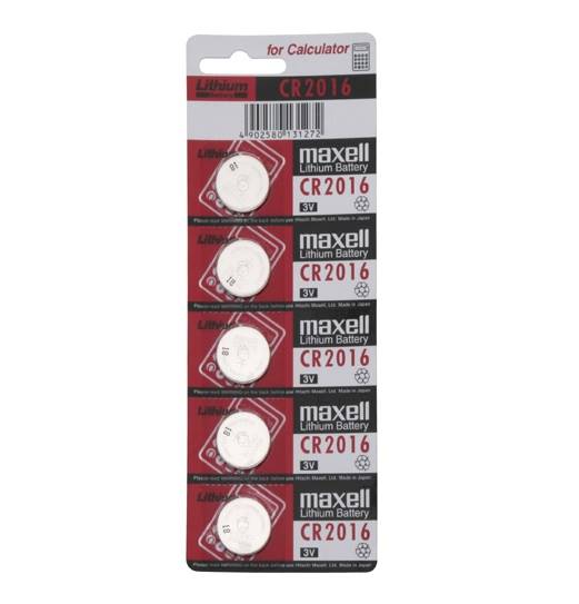BAT. LITOWA 3V CR2016,MAXELL OPK=5SZT