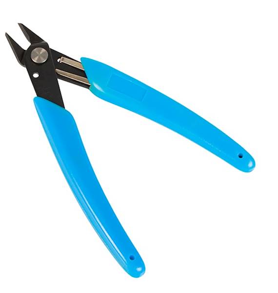 Szczypce MINI 130mm boczne tnące szerokie HY102 niebieskie Extreme
