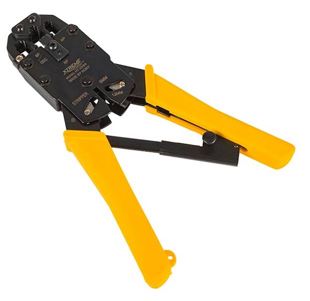 Zaciskarka HT2008R (4,6,8) metalowa LAN, TEL