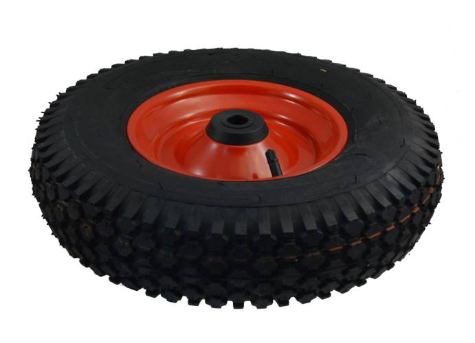 Kółko do taczki ZABI 400 4PR GUMA bez ośki (20mm) łożysko wał.