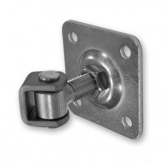 Zawias regulowany do przykr/ spawania M20 podstawa kwadrat 100mm