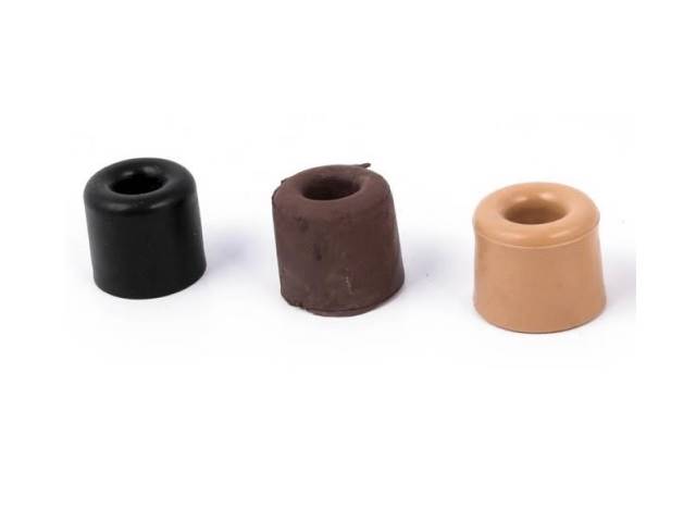 Odbojnik drzwiowy X 32x30mm BEŻOWY +kołek