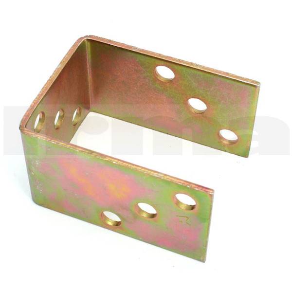 Podstawa słupa U 100mm 4mm przykręcany/ocynk/stały