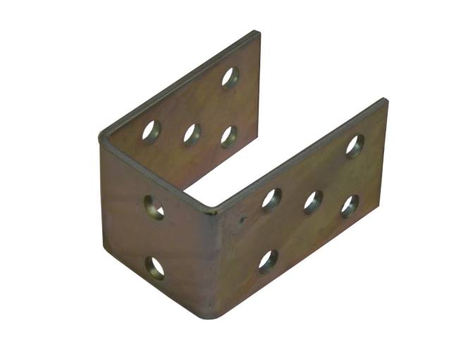 Podstawa słupa U 100mm 4mm przykręcany/ocynk/stały