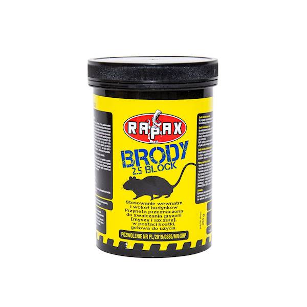 Trutka środek gryzoniobójczy BRODY 2,5 BLOCK 295