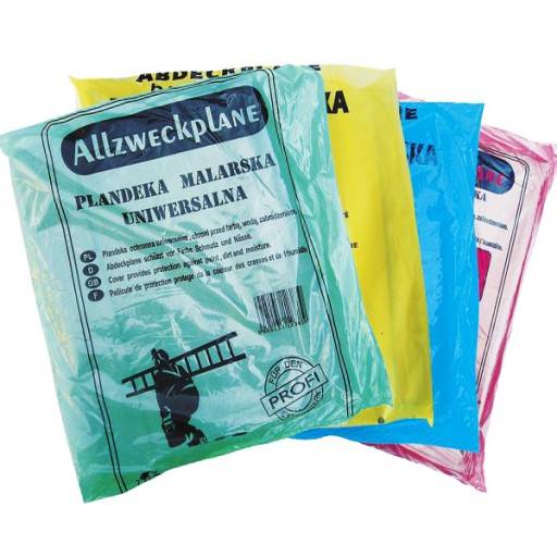 Folia malarska 4x5m PRZEZROCZYSTA 1kg GRUBA!!