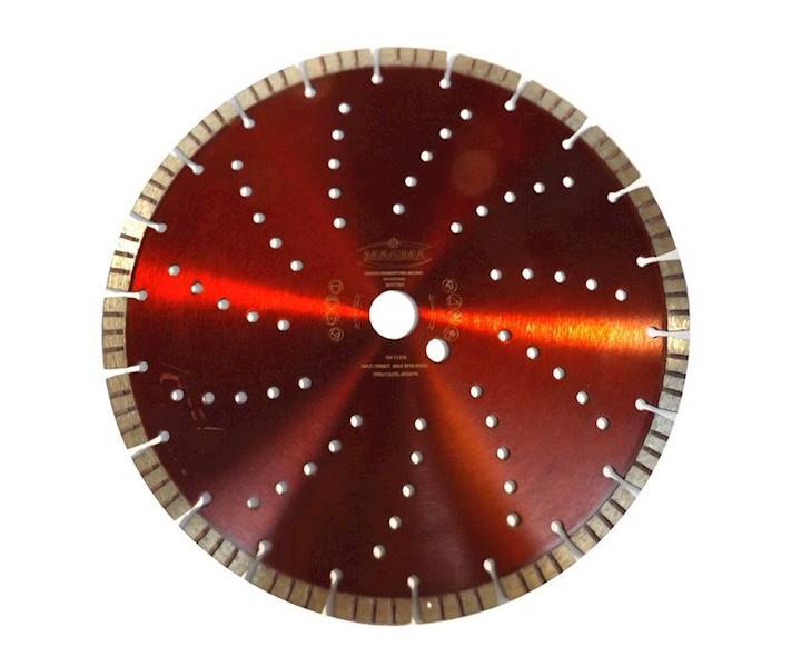 Tarcza diamentowa 300x10 SEGMENT otwór 25,4 +zabierak