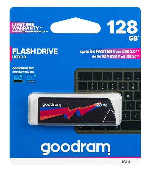 Pendrive GOODRAM 128GB UMM3 BLACK USB 3.0