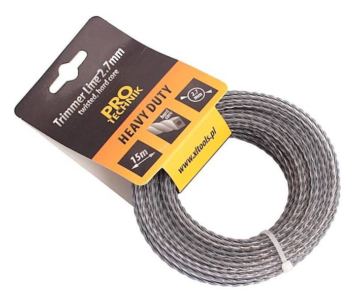 Żyłka do kos spiralna 2.4mm/15m wzmoc. rdzeń /50/200