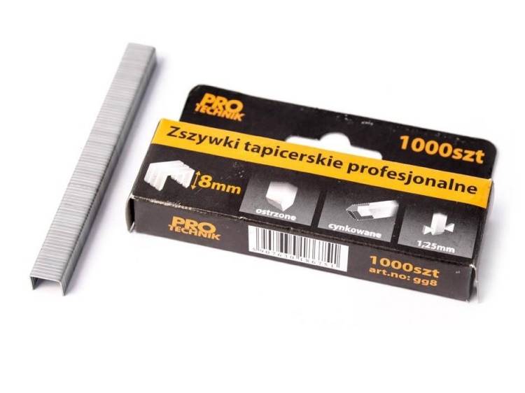 Zszywki G 12mm ostrzone, szer. PRO-TECHNIK
