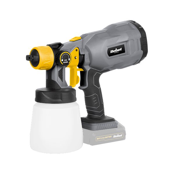 Pistolet malarski aku+ 20V body REBEL Tools bez akumulatora