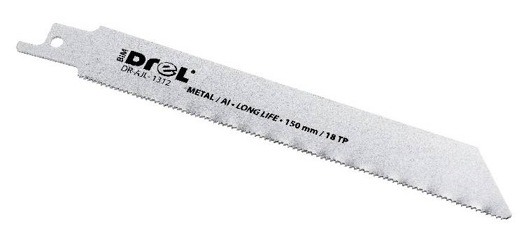 Brzeszczot do piły szablastej METAL 150mm Drel 18TPI