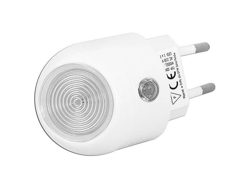 Lampka nocna do gniazdka 230V z czujnikiem zmierzchu QM352