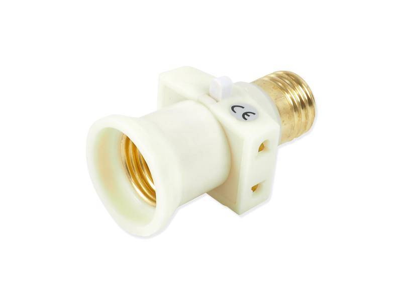 Adapter rozgałęźnik żarówki E27 (złodziejka) BIAŁA RZE27