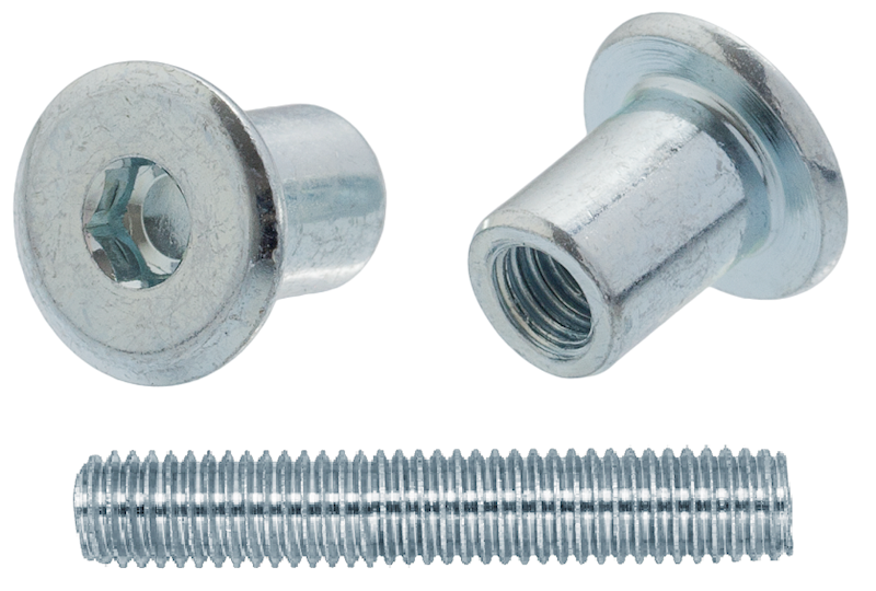 Złącze meblowe ericson IMBUS M6 Ø9 32-40mm ZŁOTE /20