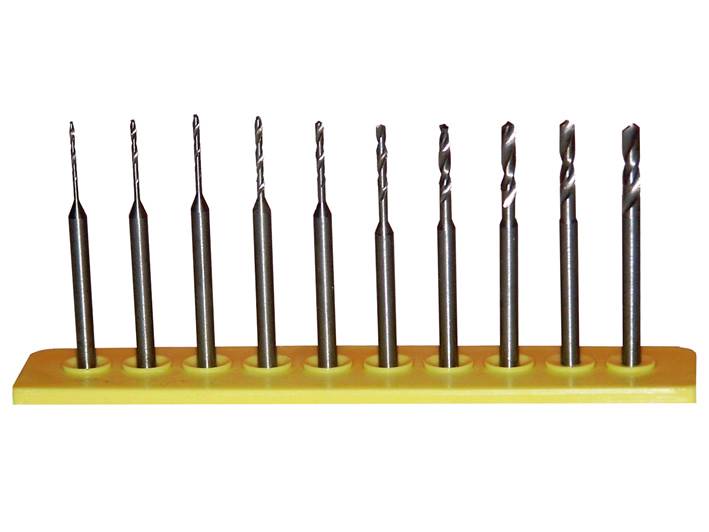 Mini wiertła 0,6-2,3 mm, 10 szt