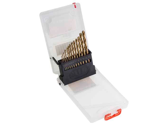 Wiertła do metalu TYTANOWANE 19sztuk 1,0-10,0mm