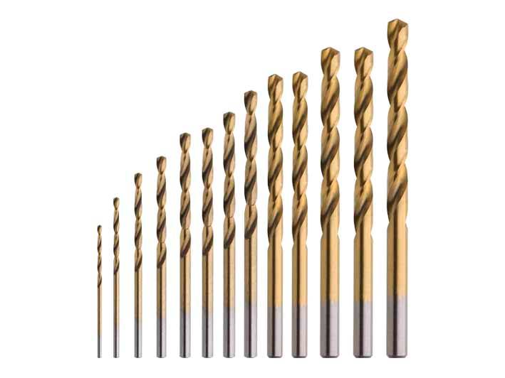 Wiertła do metalu TYTANOWANE 19sztuk 1,0-10,0mm
